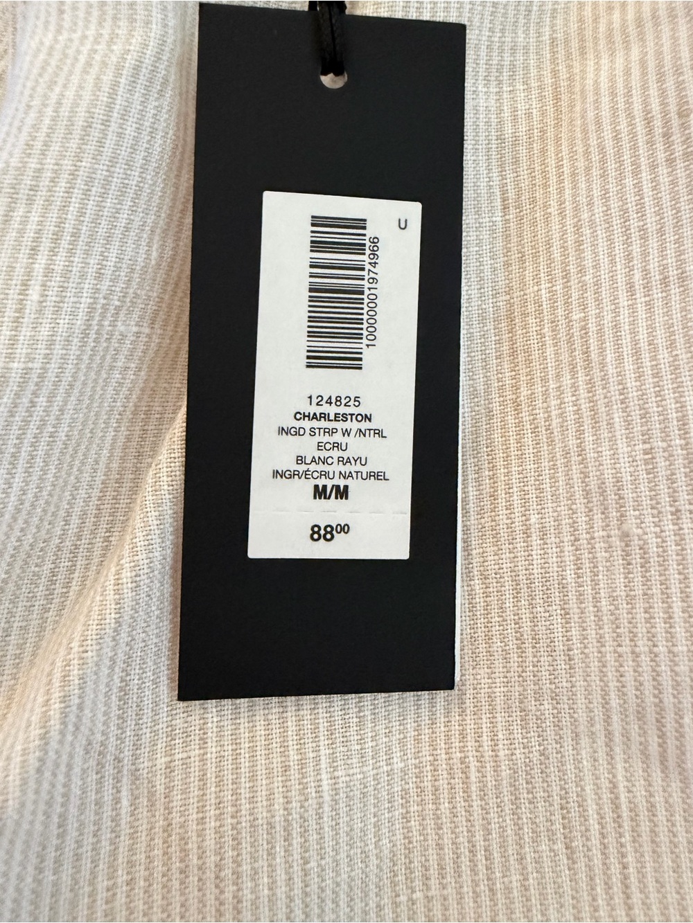 Aritzia TNA Linen-Blend Drawstring Pants in Light Beige NWT - Picture 5 of 5